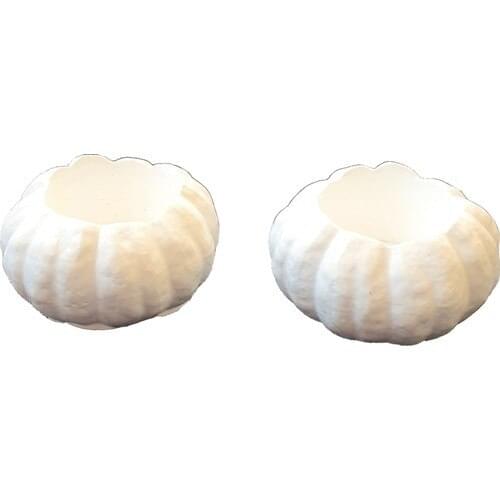 Merland Decorative White Candlesticks