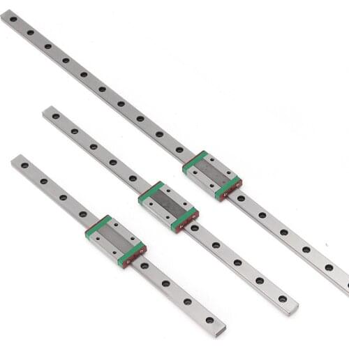 MGN9 Miniature Linear Rail Guide Slide Linear Shafts Sliding Block Carriage CNC Tools 500/300/100mm