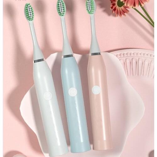 Multi Stage Acoustic Vibration Adult Waterproof Electric Toothbrush Rechargeable Practical Toothbrush