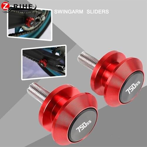 Motorcycle Accessories Swingarm Spools M8 Stand Screws Parts FOR DUCATI 750SS 750 SS Super Sport 1991-2002 2001 2000 1999 1998