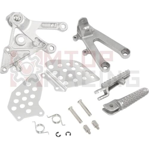 Motorcycle Front Foot Pedal Footrests Foot Pegs Tripod Stent Set For Honda CBR600RR 2003 2004 2005 2006 50600-MEE-D00