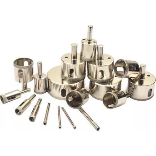 8mm-50mm 10 Pcs Diamond Hole Saw Drill Bits Set Tile Ceramic Cutter Glass Marble