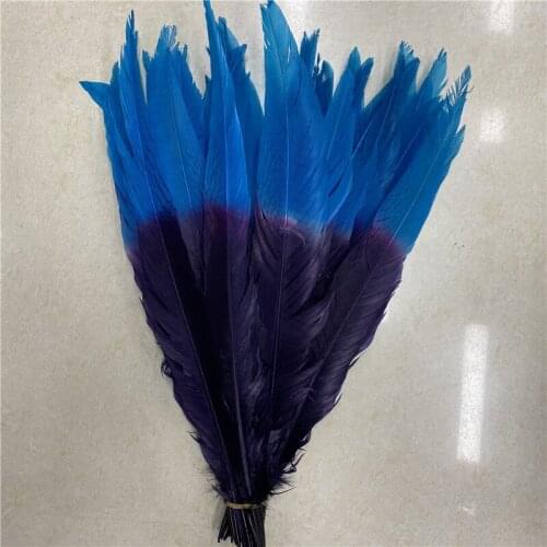 New 100pcs/lot Beautiful Natural Silver Pheasant Tail Feathers 20-22 Inch/50-55cm Party Diy Home Jewelry Craft DIY Plumas