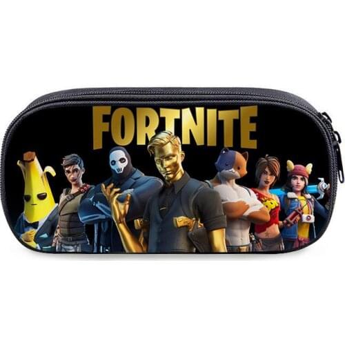 New Children Fortnite Game Student Pencils Bags Children Pencils Cases Boys Girls Small Bag Kid Cartoon Printed School Supplies