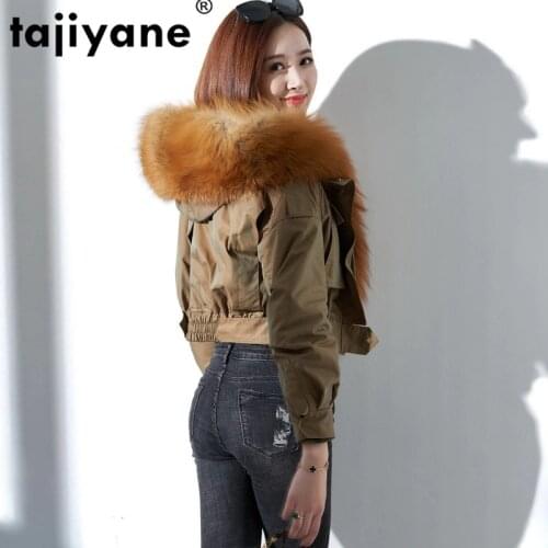 Real Fur Coat Female Wool Jacket Fox Fur Collar Autumn Winter Coat Women Clothes 2021 Korean Vintage Warm Short Tops ZT4834