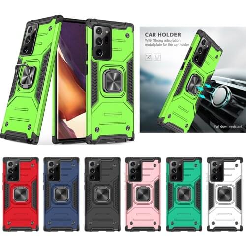 For Samsung Galaxy S8 S9 S10 Plus S10E S20 Ultra Case Shockproof Armor Magnetic Ring Holder phone Case for Galaxy Note 20 Ultra