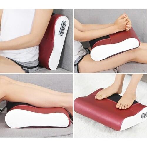 Relaxation Massage Pillow Vibrator Electric Shoulder Back Heating Kneading Infrared therapy pillow shiatsu Neck Massager
