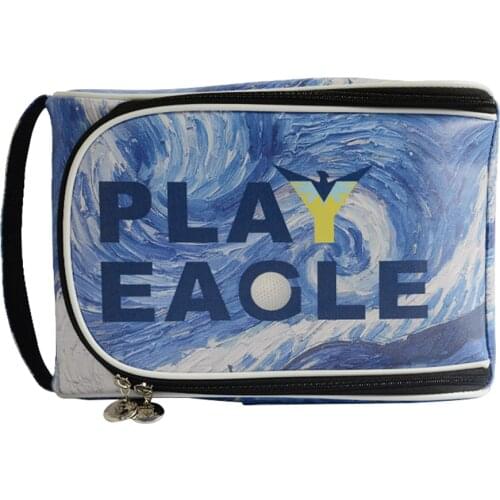 Golf Shoe Boot Bag w/ Side Pockets & Golf Club Zipper Football Shoes Carrier