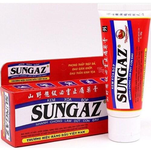 1Pcs 100% Back Shoulder Pain Relief Original Vietnam Sungaz Balm Cream Arthritis Ointment Medical Plaster