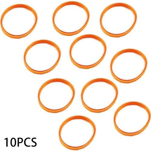 10pcs/pack For Makita 1900B Drive Belt 225007-7 BKP180 KP0800 N1923BD Electric Planer Power Tools Parts Orange Transmission Belt