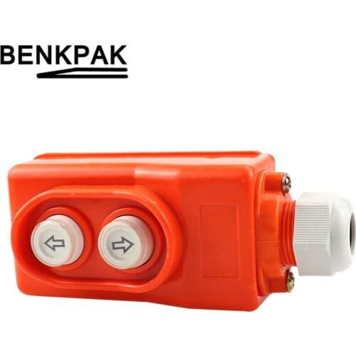 2 buttons remote controller rainproof type station crane control switch button