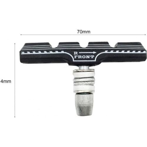 2Pcs Universal MTB Bike Bicycle Front Rear Rubber V Brake Pads Holders Blocks