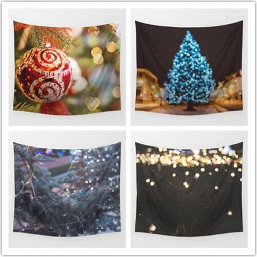 Christmas Tapestry For Christmas Decorations Wall Hanging Beach Throw Towel Beach Blanket And Mat