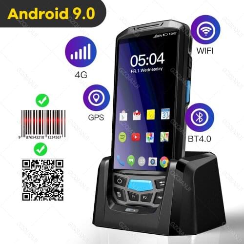 Android 8.1 Handheld Terminal PDA Wireless WIFI Bluetooth Barcode Scanner 1D 2D QR Bar code Reader Bluetooth Data Collector PDA