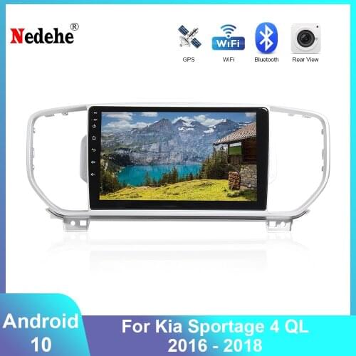 9 Inch Android 10 Car Radio GPS Navigation Multimedia Audio Player 2 din For KIA Sportage 2017 2018 Bluetooth