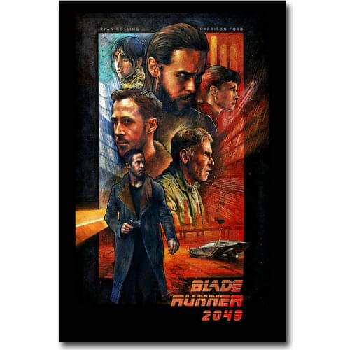 Blade Runner 2049 Hot Movie 2 Wall Sticker Silk Poster Art Light Canvas Home Decoration