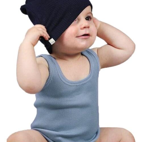 Baby bodysuit 100% Cotton Baby sleeveless body suits infant baby boy girl vest clothing jumpsuit summer clothes