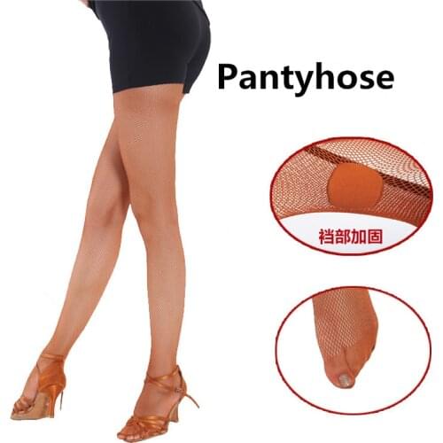 Ladies Latin Dance socksfine mesh fishnet stockings small mesh stockings womens tights