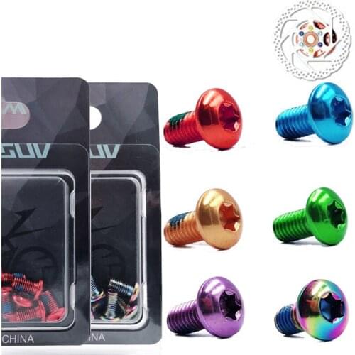 Mountain Bike Disc Screw Bicycle Fitting Alloy Steel Disc Disc Brake Pad T25 Screw M5*10 Screw