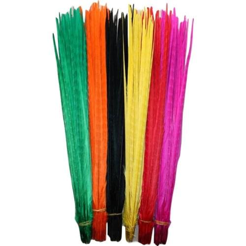 Factory 100pcs/lot Beautiful Natural Pheasant Feathers 22-24 Inch/55-60cm Accessories Party Craft Home DIY Plume