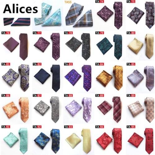 Purple Blue Mens Classic Tie 100% Silk Novelty Geometric Flower 100 Styles Tie Hanky Sets for Men`s Wedding Business Party Ties