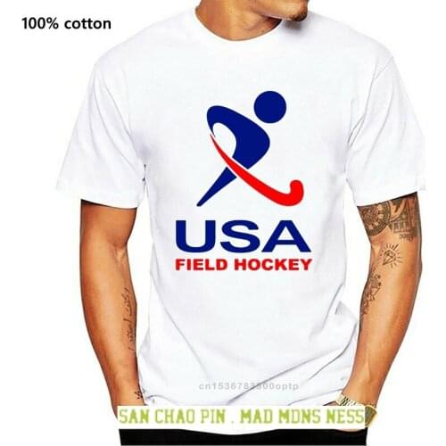 Fitness Team Usa Field Hockey tshirt men and women fitted Comical Kawaii male female tshirts clothing Natural