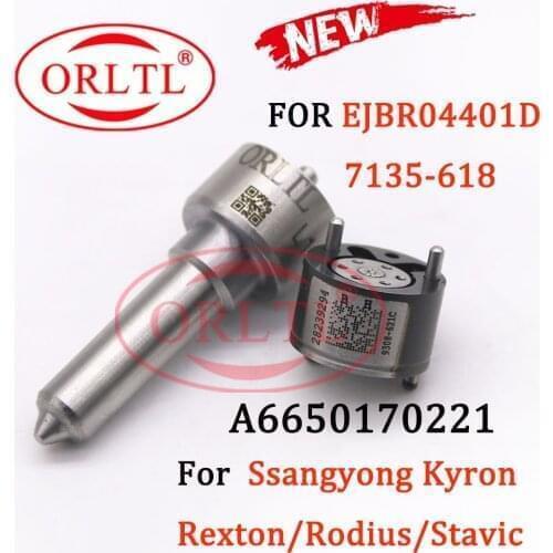 A6650170221 Injector Repair Kit 7135-618 Nozzle L199PRD Valve 9308-621C for Delphi Ssangyong Injector EJBR04401D EJBR04401Z