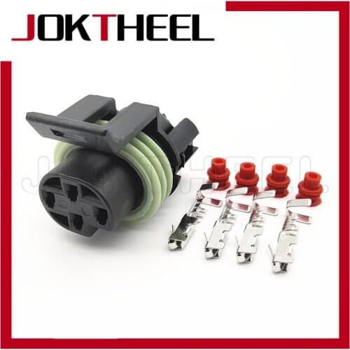 1/5/10/20 sets kit Delphi 4 Pin way Metri-Pack 150 sealed female housing socket auto Oxygen Sensor plug wire connector 12065298