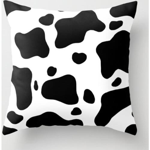 Cow Hide Cushion Cover Decorative Pillow Cover Case Seat Car Home Decor Throw Pillowcase Decoration