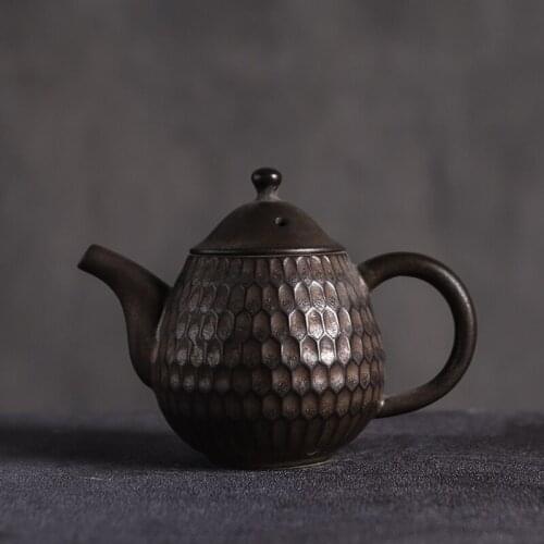 LUWU japanese ceramic teapots bronze tea kettle traditional chinese tea pot drinkware