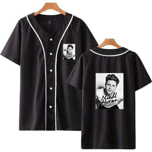 Niall Horan Fashion manga Prints Baseball T-shirts Women/Men Summer Short Sleeve men Tshirt 2021 Hot Sale Cartoon T-shirt