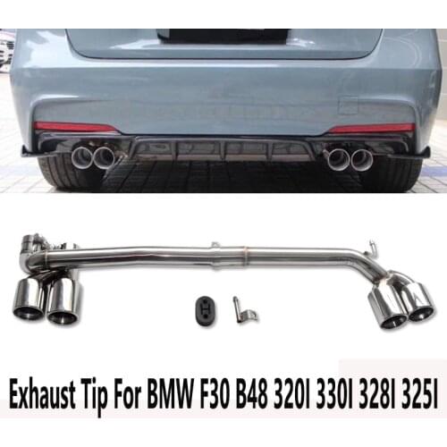 Exhaust Tip For B48 BMW F30 320i 328i 325i 330i M sport Blue Car Exhaust Pipe Muffler Tip for 3 series in 2017-2019