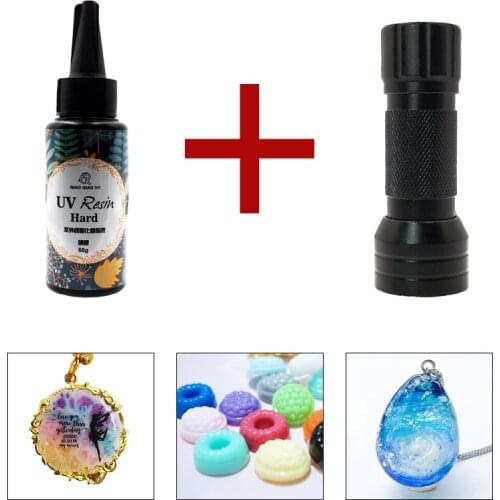 QIAOQIAO DIY hard uv resin Wholesale 12 Size DIY Fast Curing UV Clear Hard Resin For Making Jewelry Handicrafts epoxy resin