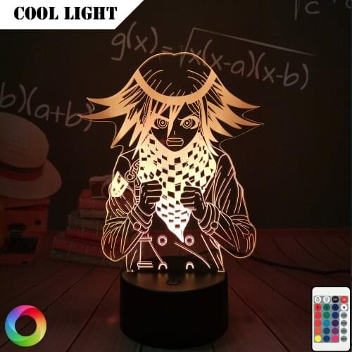 Danganronpa 3d Night Light Anime Lamp Killing Harmony Led Game Kokichi Oma for Bedroom Decor Kids Gift Kokichi Oma Light