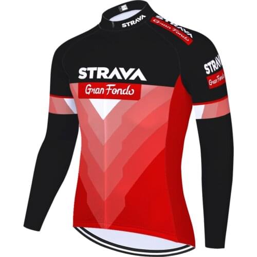 New maiot ciclismo hombre STRAVA summer spring quick dry cycling Jersey long sleeve Breathable Outdoor bike jersey men