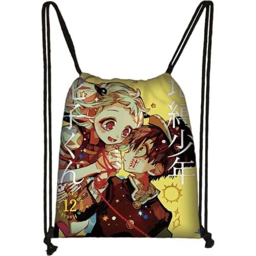 Toilet-Bound Hanako-kun Cartoon Kids Drawstring Backpack Shopping School Traveling Party Bags Gift 38*32CM