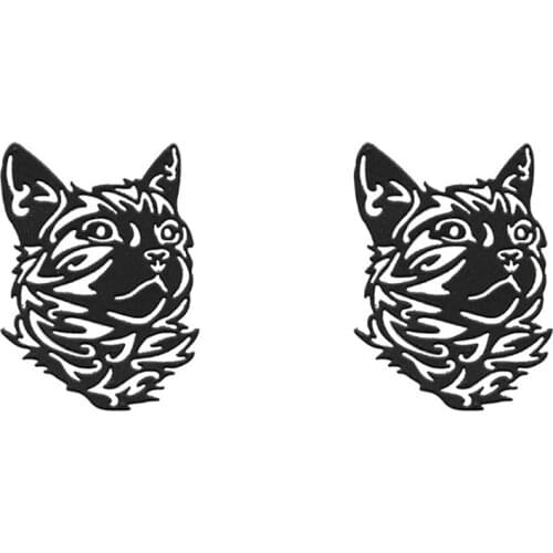 Majestic Cat Metal Cutting Dies Scrapbooking Embossing Folders for Card Making Craft Stencil Hobby Punching Molds Paper DIY