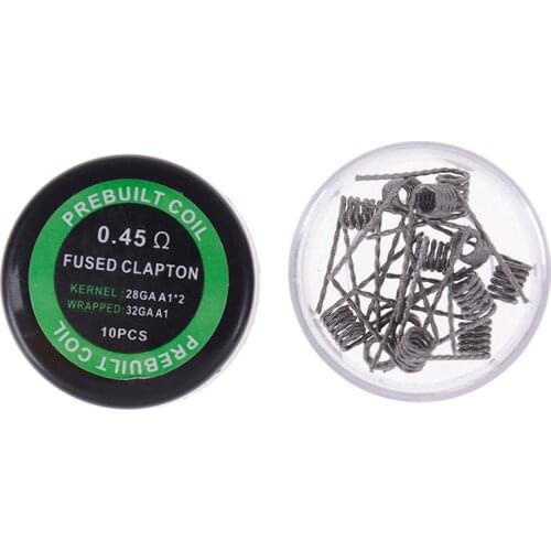 1Set Twisted Fused Hive Clapton Coils Premade Wrap Alien Mix Twisted Quad Tiger Heating Resistance Rda Coil Tool Parts