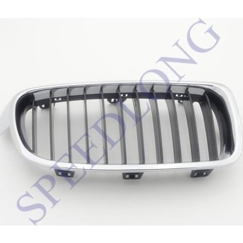 1PC Upper Chrome Grille Kidney Grill Insert RH 51137255412 for BMW 3 Series F30/F35 2012-2014