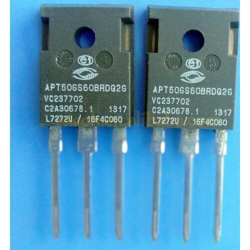 10Pcs APT50GS60BRDQ2G or APT50GT60BRDQ2G or APT50GS60BRDLG or APT50GT60BRDLG TO-247 50A 600V Power IGBT