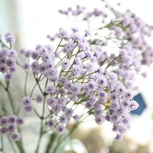 2018 new Artificial Silk Fake Flowers Babys Breath Floral Wedding Part Home Parties festivals Decor Artificial flowers