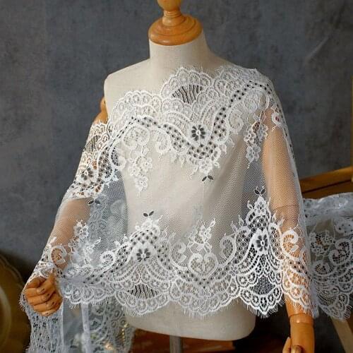 3 meters long, eyelashes lace, clothing fabric, DIY skirt, sleeves, underwear, decoration, home tablecloth