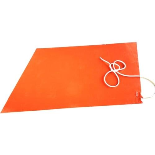 380V 12000W 1060*1750*1.5mm Conveyor Belt Heating Plate adhesive 1 side PT100 and 3000mm lead wire