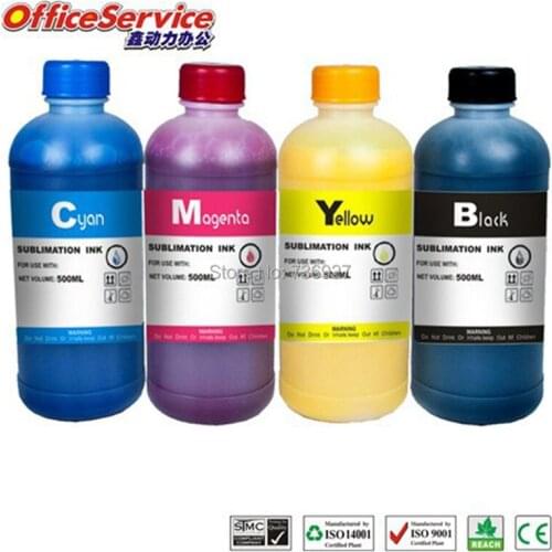 4X500ML T0711 T1001 T0731 T0921 T0441 T0551 Universal Sublimation Ink For Epson SX210 TX106 CX5600 Printers Heat Transfer Ink