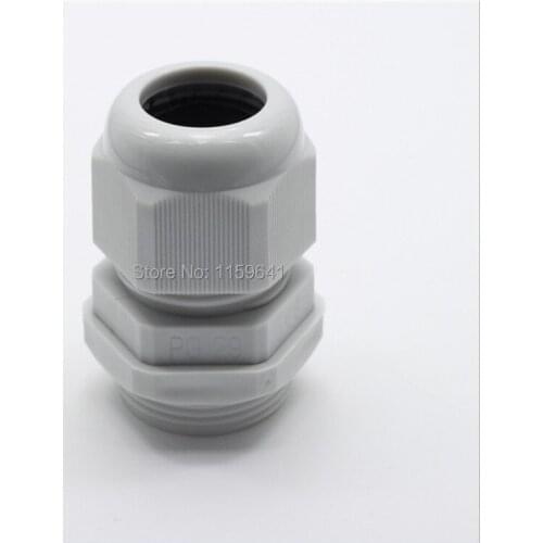 50PCS=A Lot Waterproof IP68 cable gland 3-6.5mm Cable Nylon Plastic Cable Gland Connector(PG7)