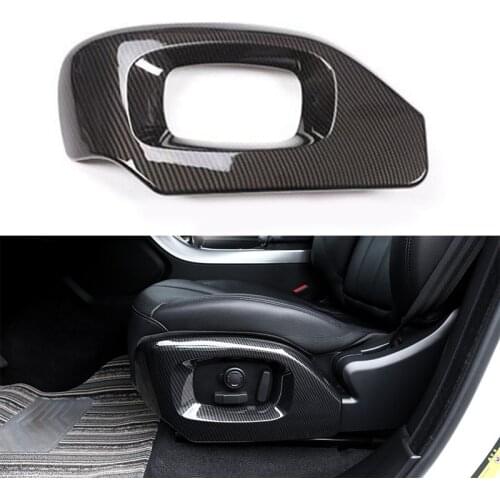 Car Carbon Chrome Seat Side Frame Cover Trim Accessories for Land Rover Range Rover -Sport 2014-2017