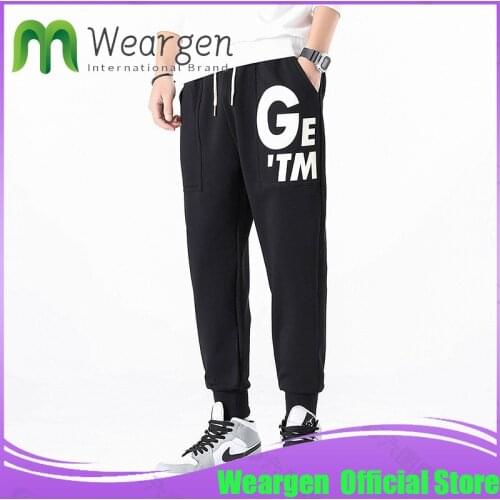 Sweatpants Streetwear Hip Hop Harem Pants Mens Casual Korean Oversize Joggers Trouers 1662