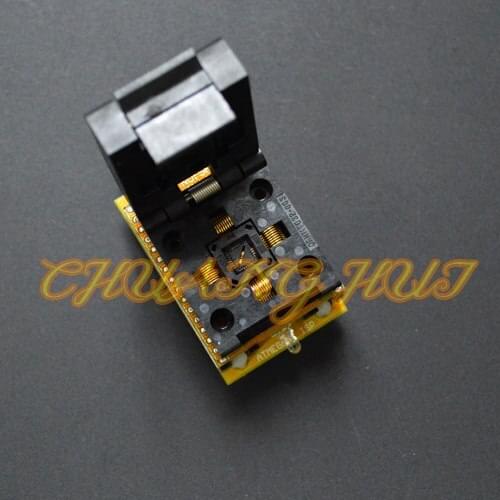 IC QFN32 WSON32 DFN32 MLF32 test socket for AVR ISP test mega8 mega48 mega88 adapter Suitable for CH2015 programmers 0.5mm