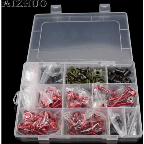 Motorcycle CNC Fairing Bolts Kit Bodywork Screws Nut For Honda CBR600 F F2 F3 F4 F4I CBR125R CBR250R CBR500R CBR 600