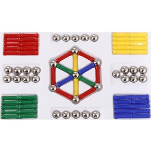 84pcs/set magnetic toy Child intelligence educational toys magnetic stick favorite gift magnetic educational building toy